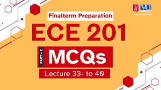 ECE201 Final Term MCQs Part 2 | Important MCQs | #virtualuniversitypakistan
