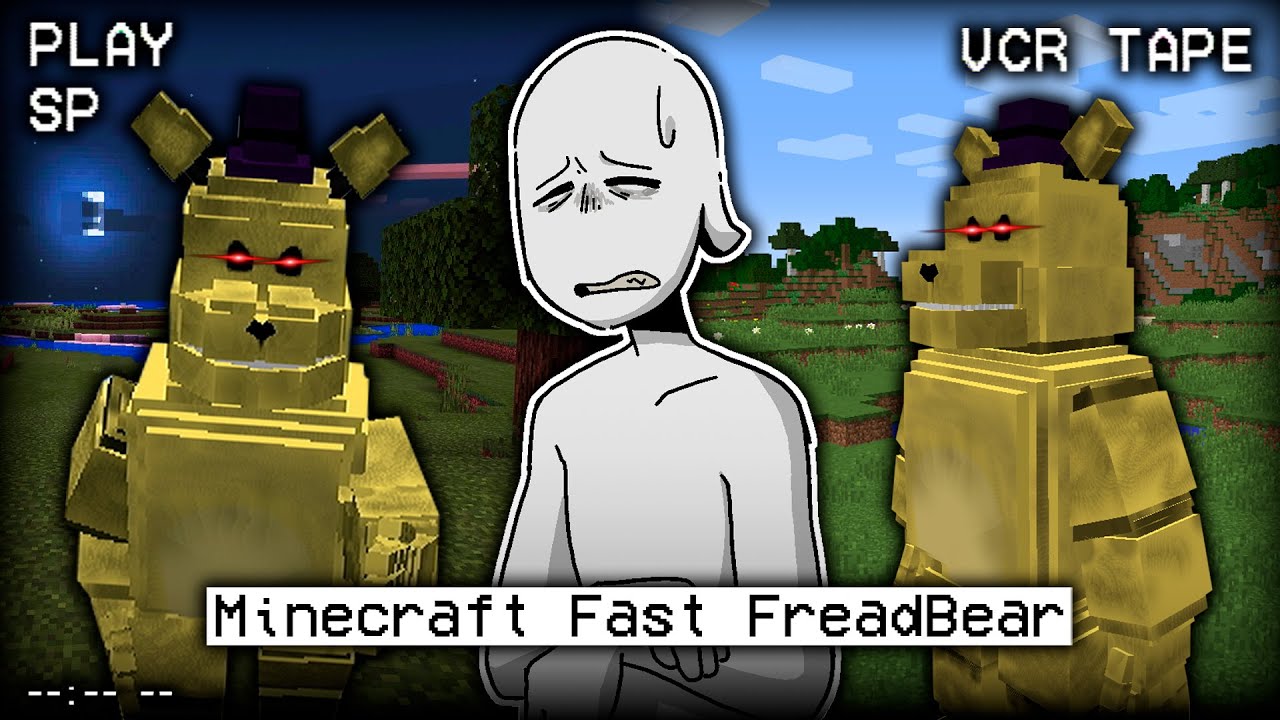 Eu adicionei o FREDBEAR no MINECRAFT - Fast Fredbear !pix !redes - YouTube