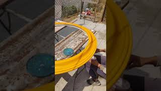 Cómo se hace un marco dorado circular?