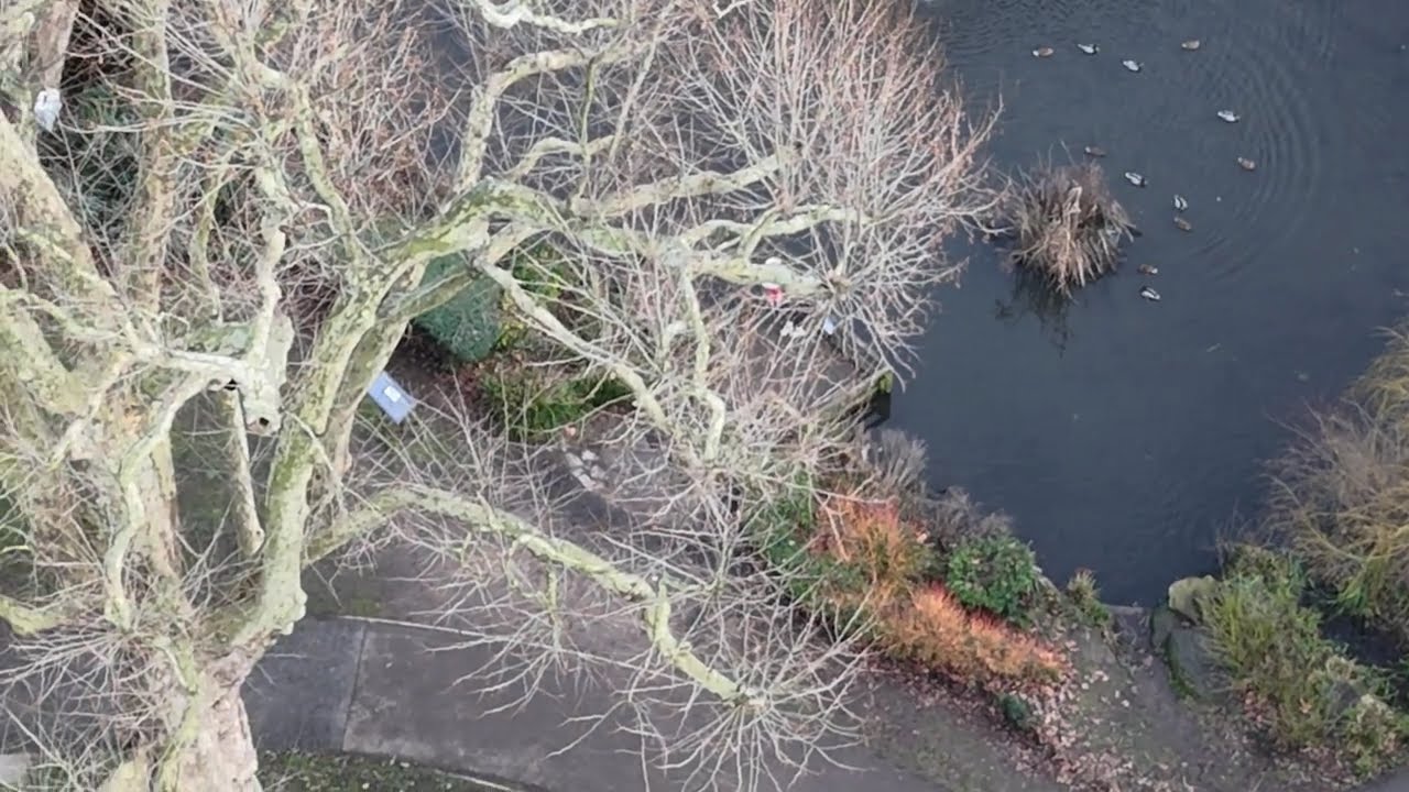 (HDR Drone Test Flight) Cedars Park and Surrounding Area. Borough of Broxbourne, Hertfordshire. UK.