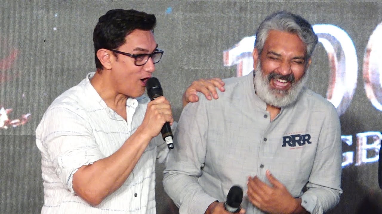 Amir Rrr Aamir Khan Making Hilarious Fun With SS Rajamouli | RRR Success Meet ...