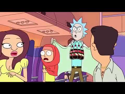 Rick and Morty "we're gonna 9/11 this plane"