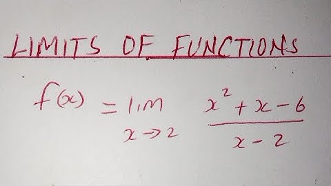 Limits of Functions: Direct Substitution, Factorization, Rationalization & Limits at Infinity