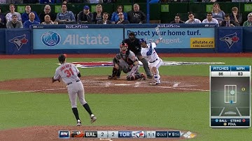 BAL@TOR: Travis launches two-run shot to take lead