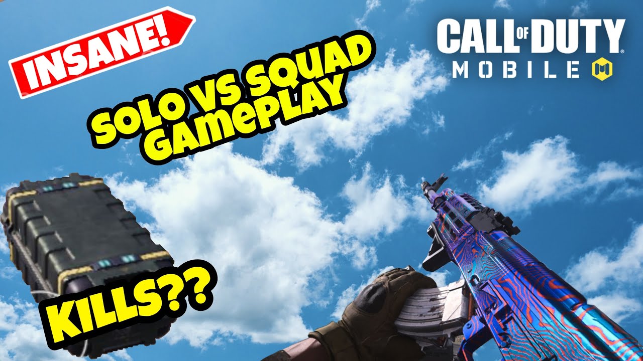 Solo vs Squad Gameplay | Battle Royale | Call of Duty Mobile - YouTube