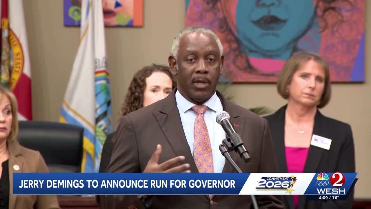 Orange County Mayor Jerry Demings launches campaign for governor of Florida