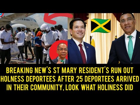 Breaking New's St Mary Resident's Get Angry As First Set's OfDeportees Arrived In Their Parish......
