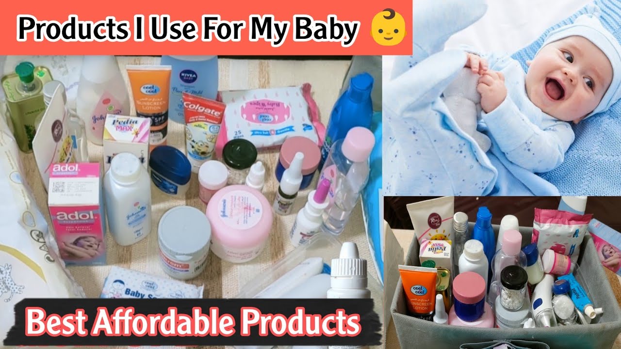 Baby Care Products That You Need For Your Newborn Baby / Products I Use