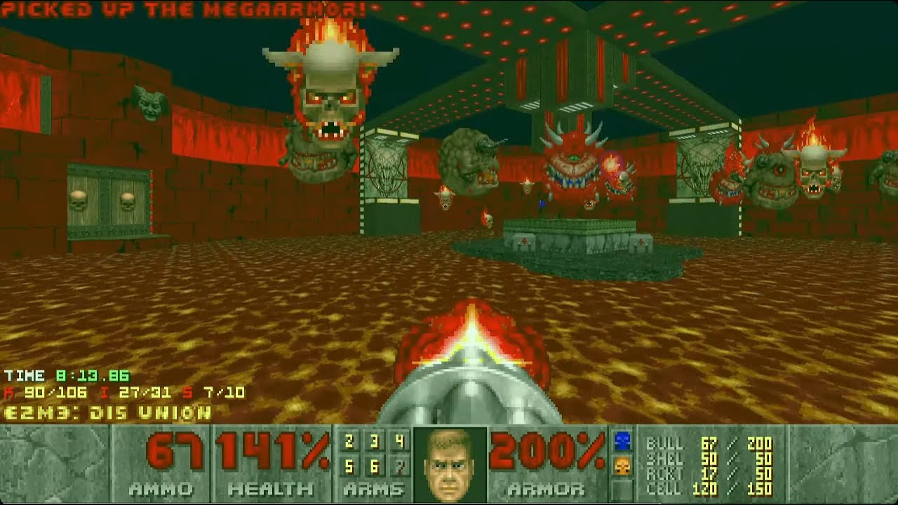 Doom II: Legacy Of Rust - PC - E2M3: Dis Union - UV Max + Pistol Start ...