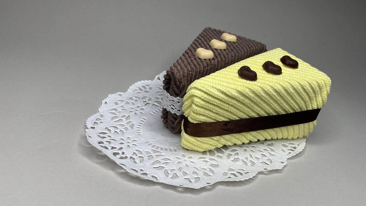 Сделайте торт из тряпок / полотенец DIY 🍰🎂 | Креативный подарок на день рождения