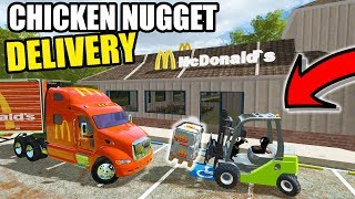 FARMING SIMULATOR 2017 | LATE NIGHT CHICKEN NUGGET DELIVERY TO MCDONALDS & NEW SHOP(, 2018-03-06T23:00:01.000Z)