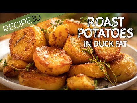 Nothing Beats these Duck Fat Crispy Roasted Potatoes