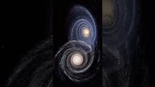 What if Milkey Way and Andromeda Galaxy Collide #shorts #galaxy