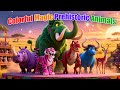 Colorful Magic Prehistoric Animal | Animal Colorful | Zazzy Melody