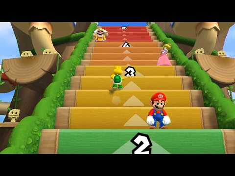 Mario Party 9 - Step it up - Wario vs Koopa Troopa vs Mario vs Peach