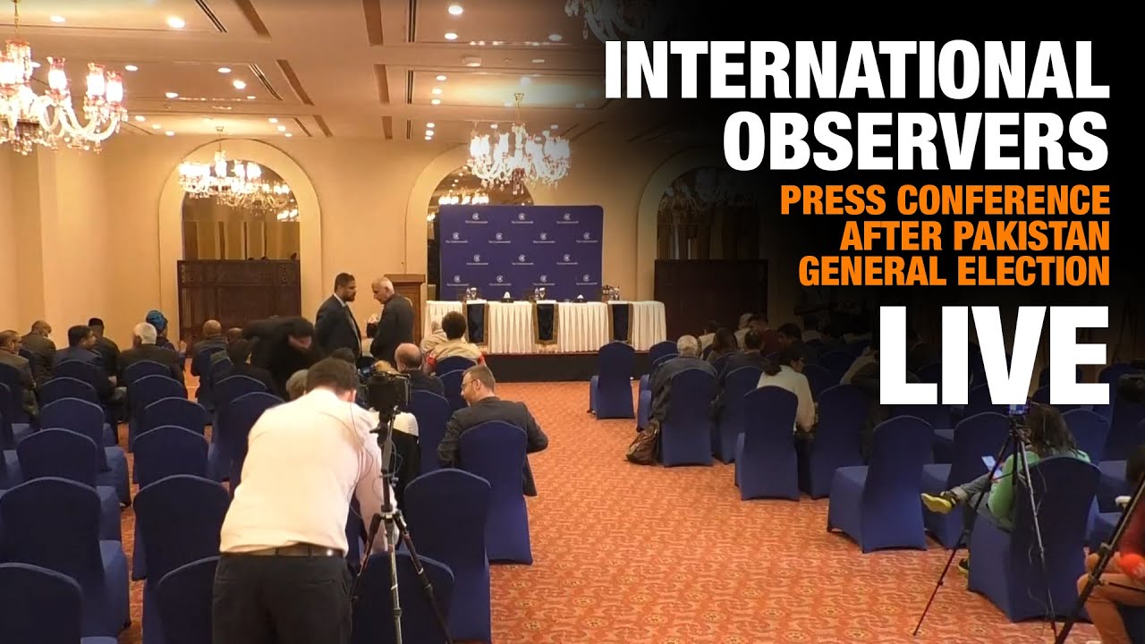 LIVE | International Observers Hold News Conference After Pakistan General Election | News9