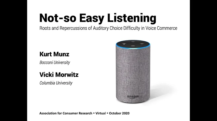 Munz Morwitz 2020 ACR Not so Easy Listening