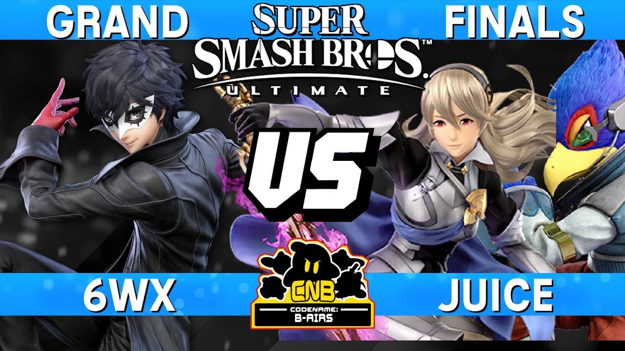Smash Ultimate Tournament Grand Finals - 6WX (Joker) vs Juice (Corrin / Falco) - CNB 185