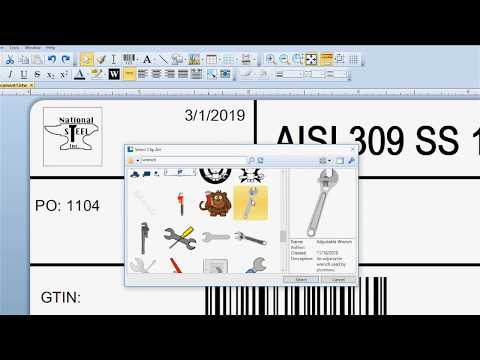 How to design a label template in Bartender