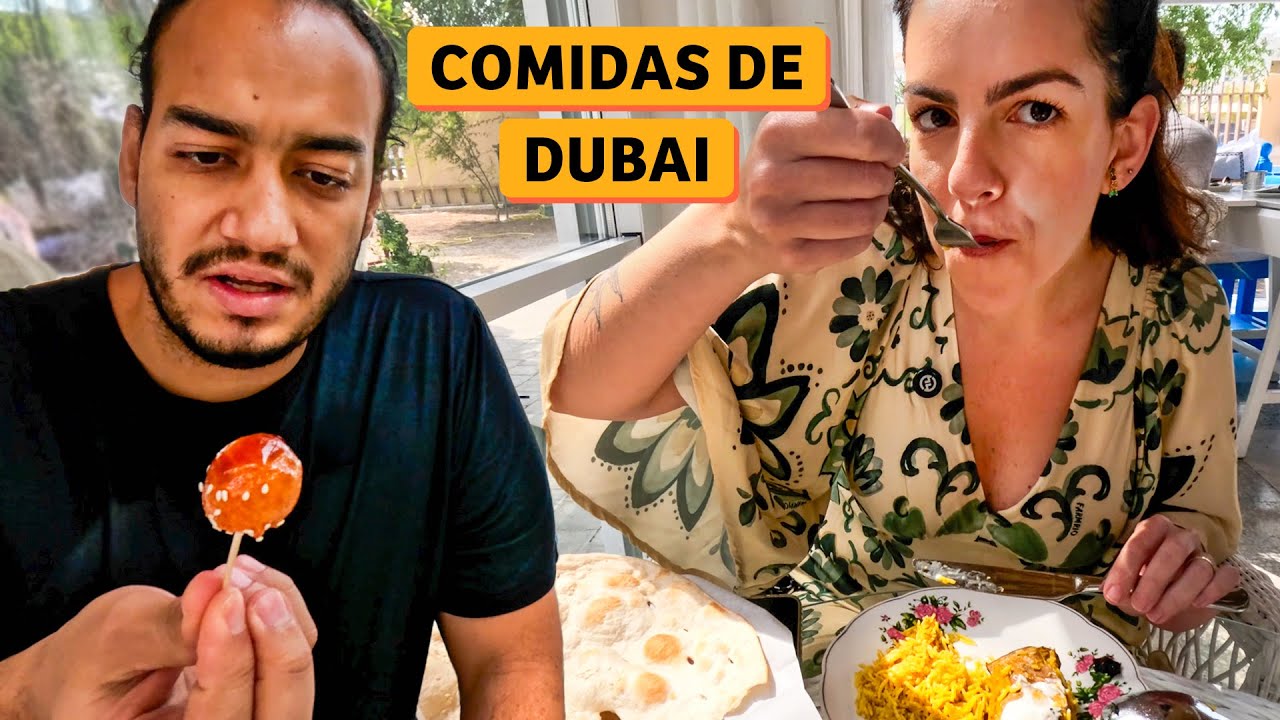 PROVANDO COMIDAS DO ORIENTE MÉDIO | Dubai