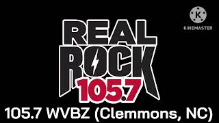 105.7 WVBZ (Clemmons, NC) “Real Rock 105.7” Station ID (02-24-23)