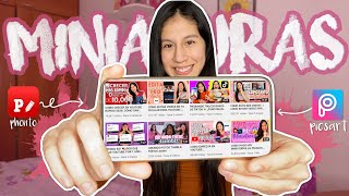 CÓMO HACER MINIATURAS PARA YOUTUBE EN TU CELULAR📲 - Fátima Lozano