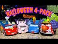 Disney Store Cars Halloween Die Cast 4 Pack Review McQueen Dracula Mater DJ Red 