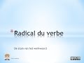 Nt2  apprendre le nerlandais  radical du verbe