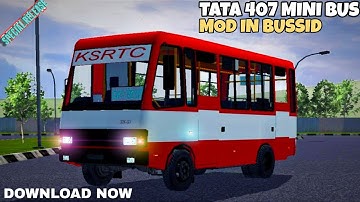 Released Tata 407 Mini Bus Mod In Bus Simulator Indonesia - Bussid Bus Mod - Bussid Car Mod - Bussid