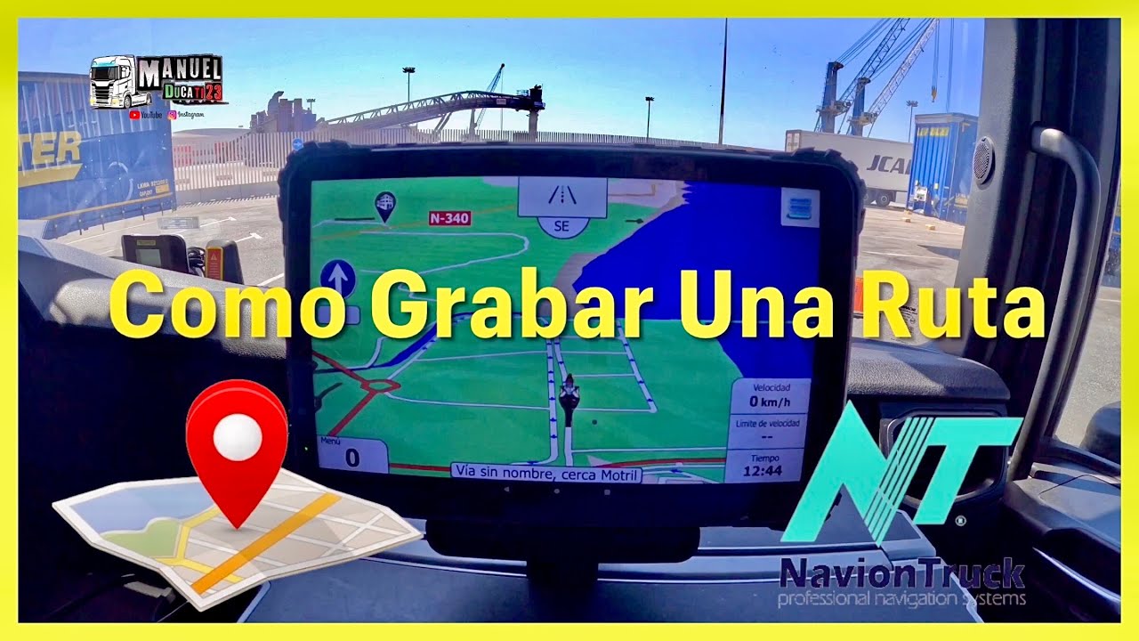 Como Grabar una RUTA en el GPS 