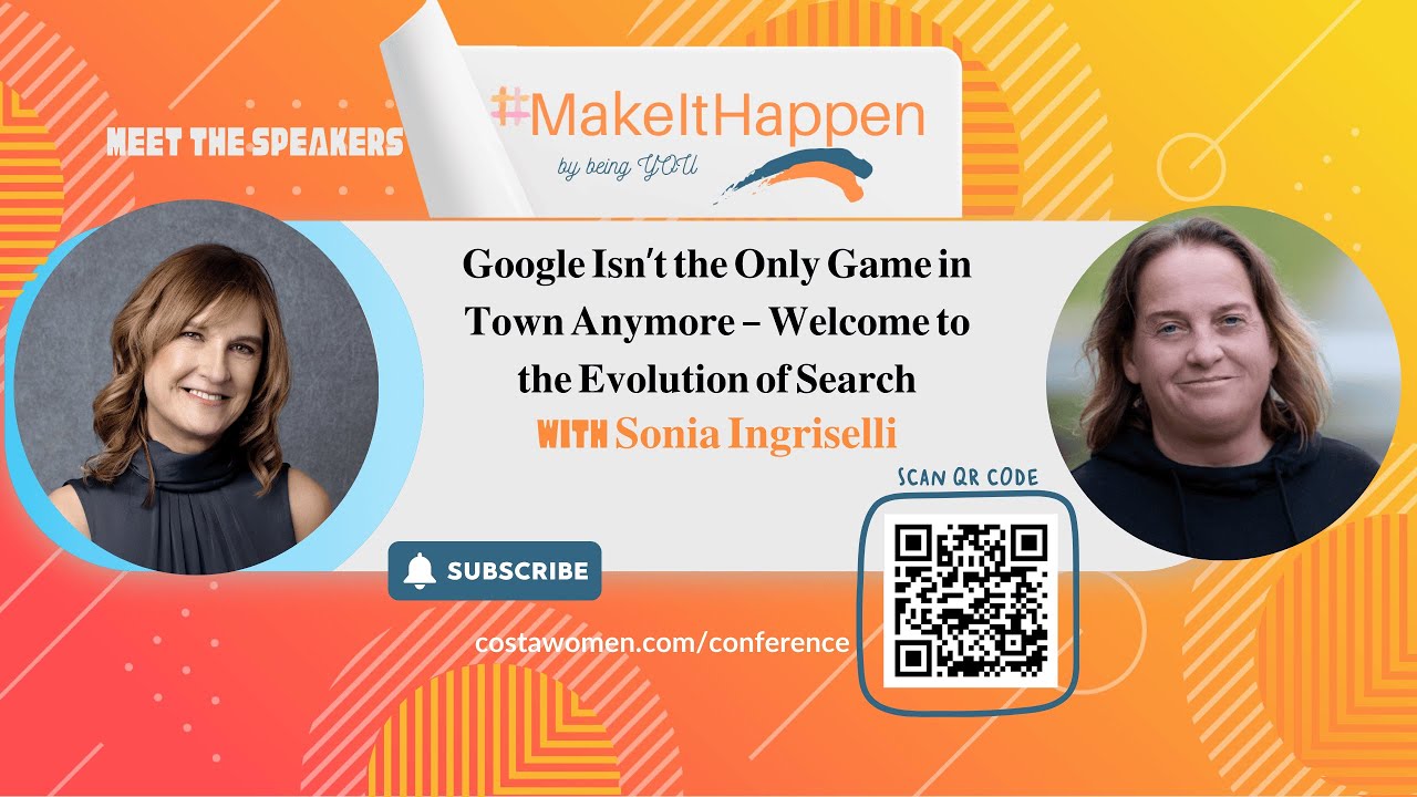 Make it Happen by Being You Conference - Meet the Speakers -  Sonia Ingriselli