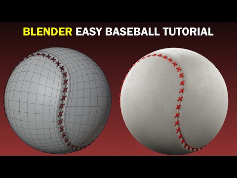 Blender: Make A 3D Baseball | EASY Tutorial