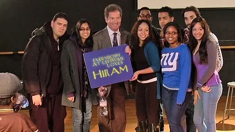 'Study With the Best' With Actor Hiram Kasten (Lehman, Class of '74, B.A.)
