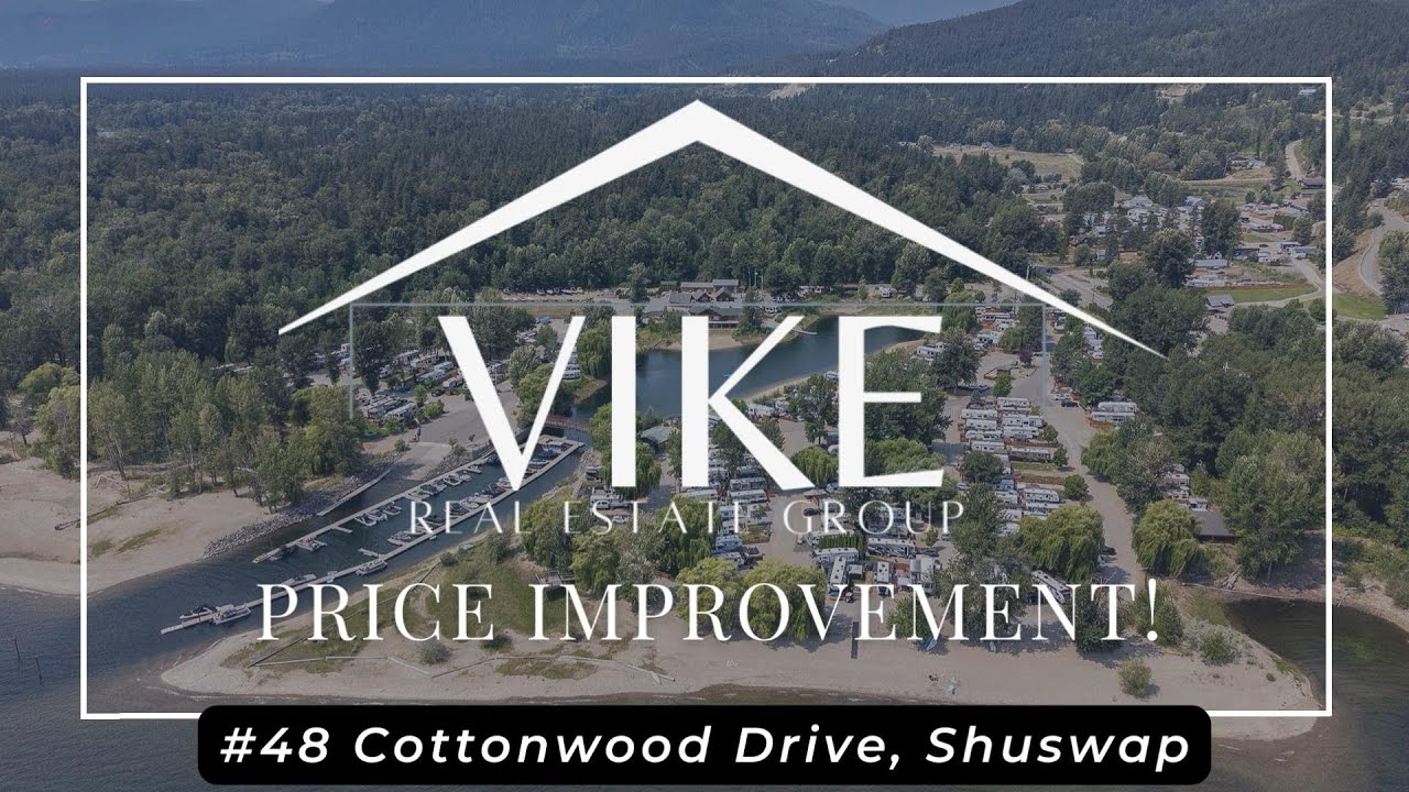 PRICE IMPROVEMENT! #48 Cottonwood Drive at Cottonwood Cove Resort, Shuswap BC