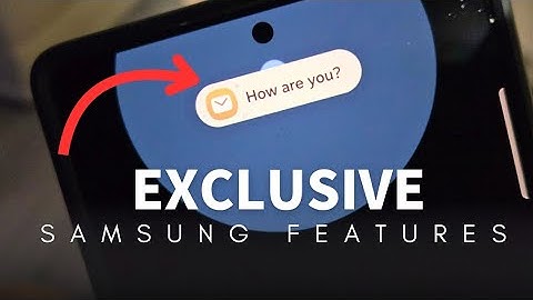 SAMSUNG Exclusive Features you must watch: Edge lighting control!