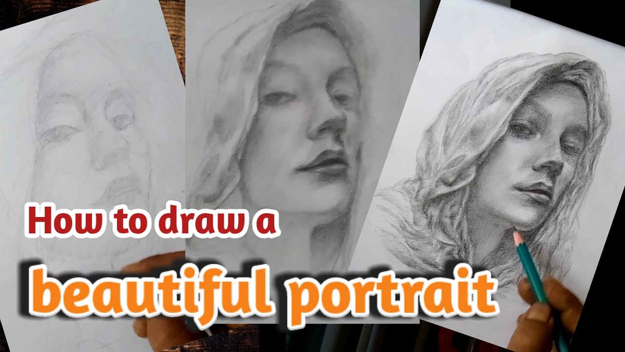 Beautiful To Draw A beautiful portrait drawing#learn to draw#artist ...