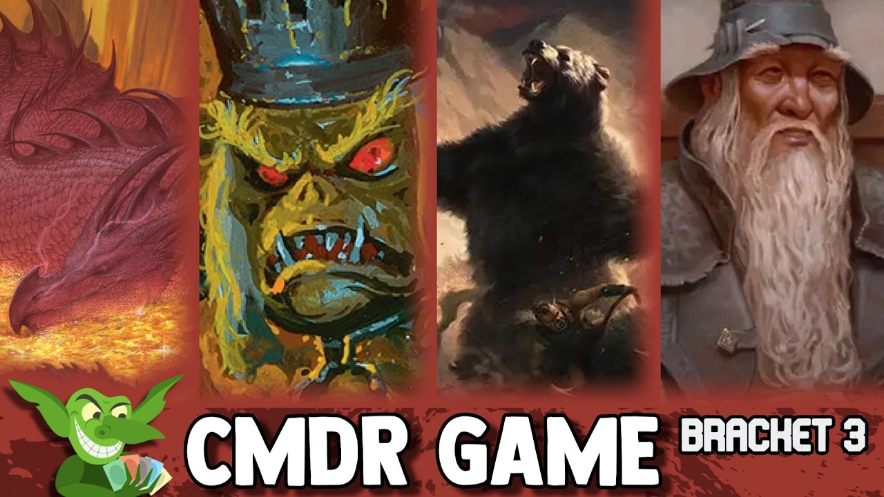 Smaug the Magnificent VS The Great Goblin VS Beorn the Fierce VS Gandalf The Hobbit Commander Game thumbnail