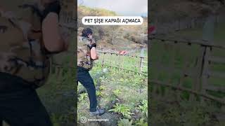 PÖH TABANCA İLE PET ŞİŞE KAPAĞI AÇMACA#youtube #tiktok #instagram #shorts #pöh #youtubeshorts Resimi