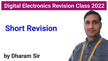 Digital Electronics Revision Class 2022// by Dharam  Sir // Study powerpoint