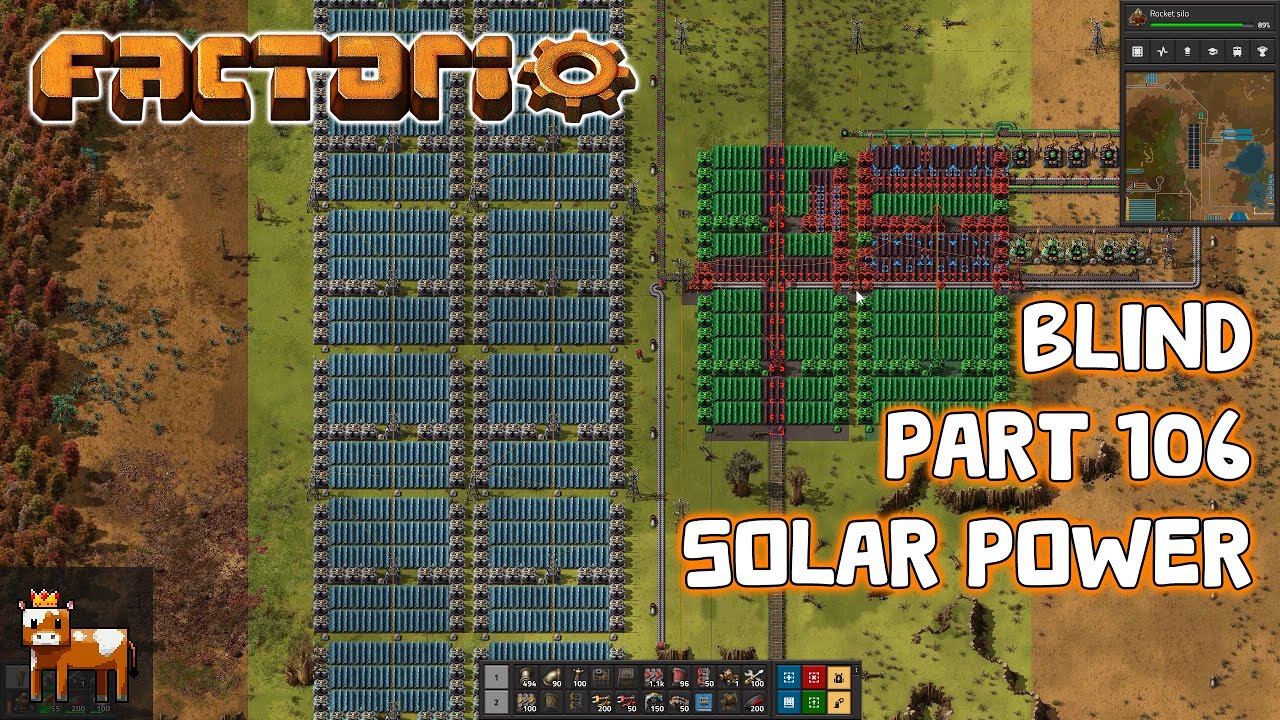 Idiot Plays Factorio - Part 106: Solar Power - YouTube
