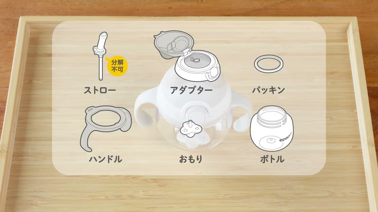 パーツ販売】あにまーるマグ ストロー2本セット – EDISONmama