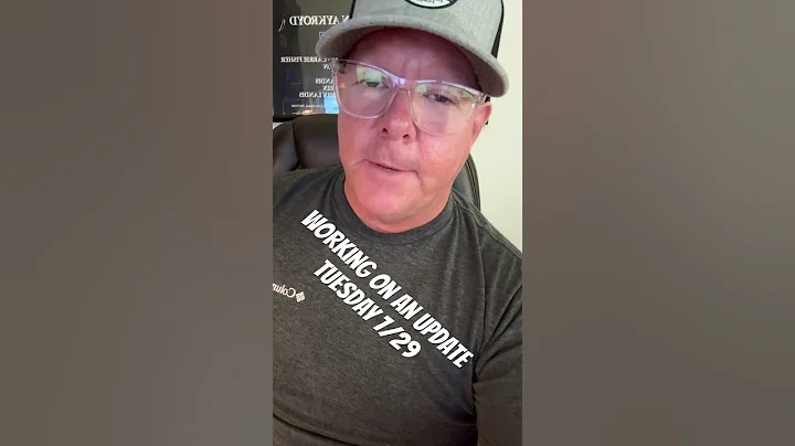 Working on a new video should be uploaded this evening if not sooner. Tuesday, July 29. ￼