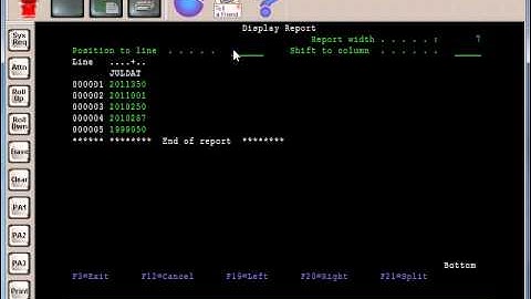 AS400 Query Tutorial - Julian Date