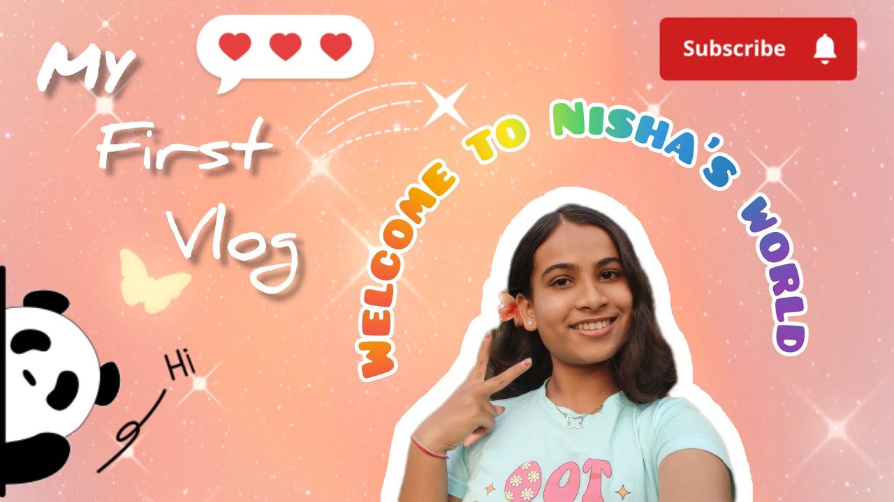 My First Vlog 🌸 Welcome to Nisha's World 🙏 - YouTube