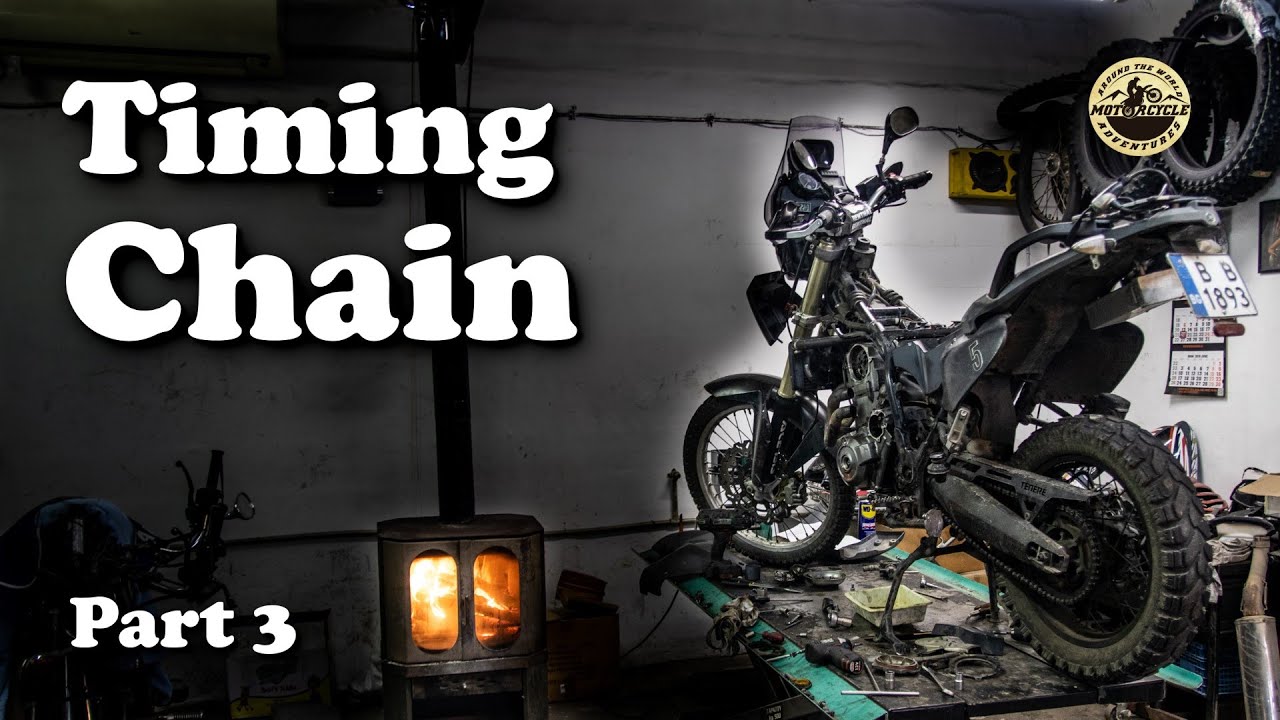 Yamaha XT660Z on a Long Trip to Magadan / Part 3  - Timing Chain & Valve Clearance Adjustment