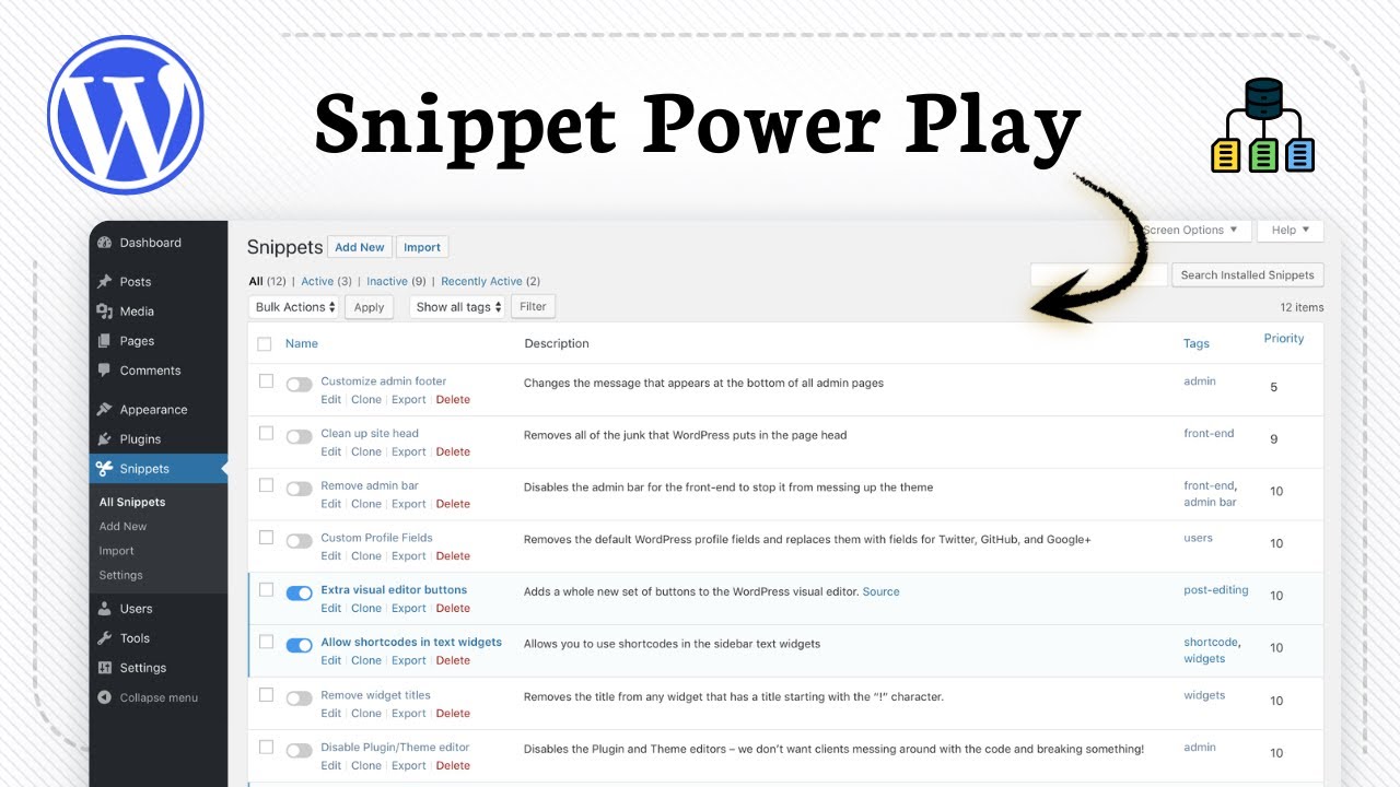 How to add code snippets in WordPress (Function Drop) - YouTube