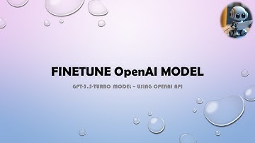 How to Fine-tune OpenAI CHATGPT 3.5 Turbo (gpt-3.5-turbo) on custom data. Step by step guide !