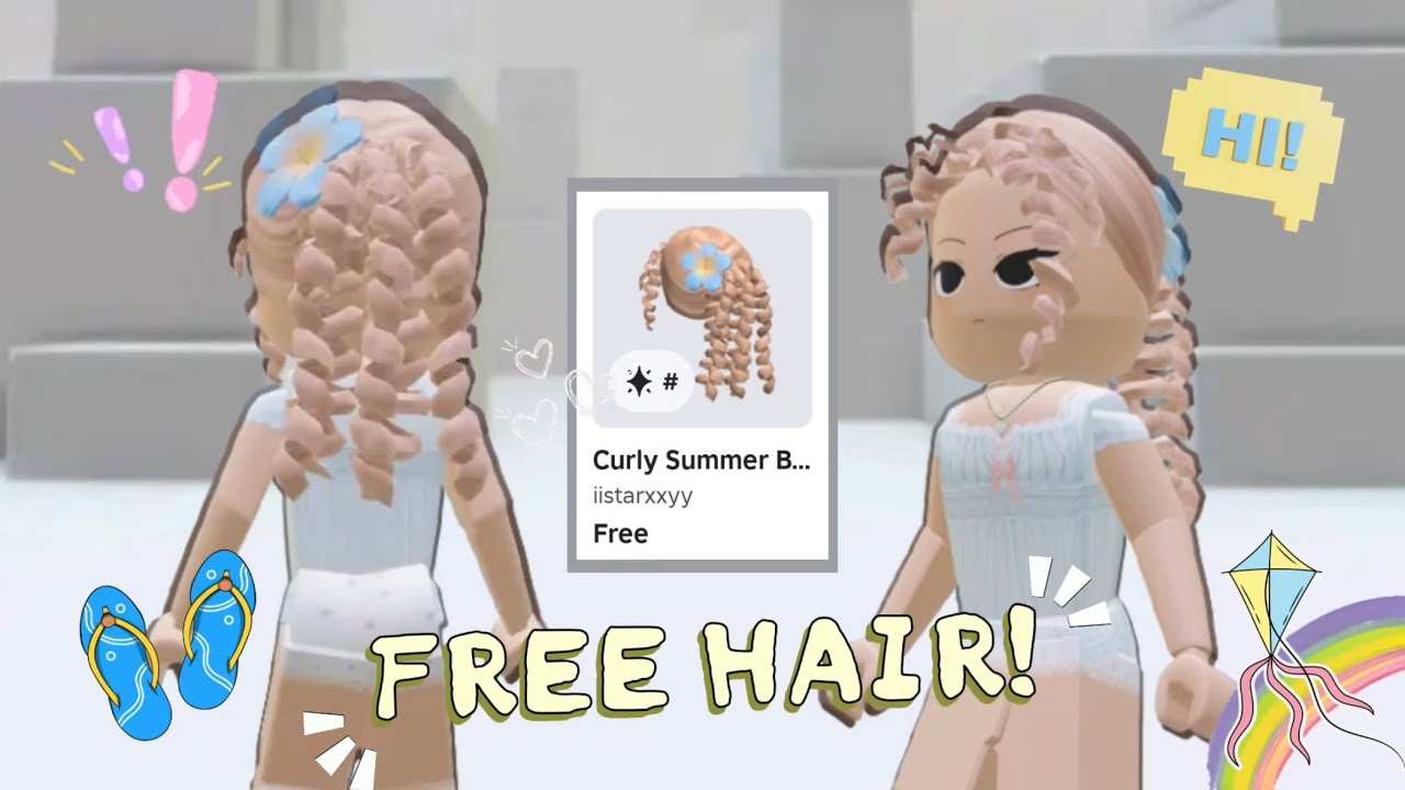 FREE UPCOMING HAIR! How to get the Curly Summer Blonde HAIR for 0 ROBUX ...