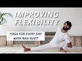 Improving flexibility  yoga alignment with ravi dixit