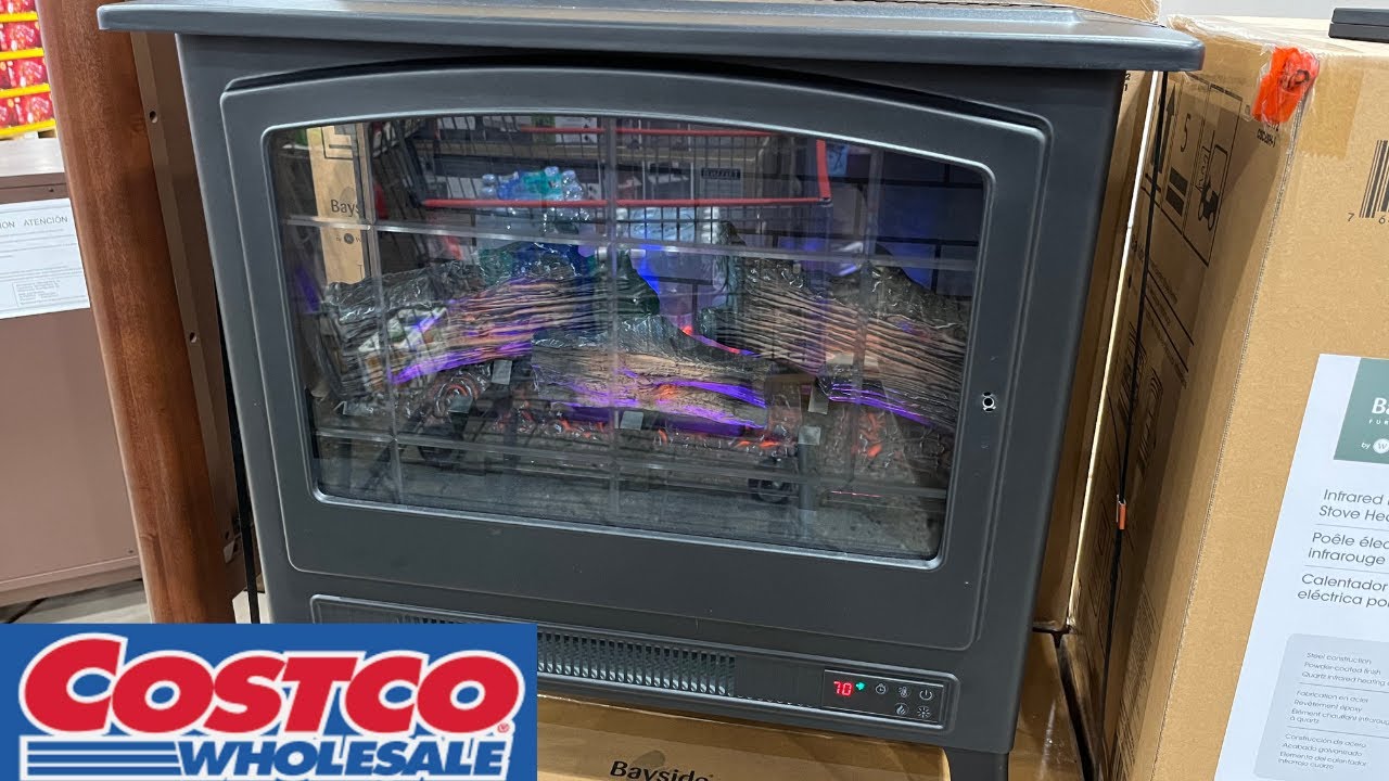 COSTCO Bayside Furnishings Fireplaces - YouTube